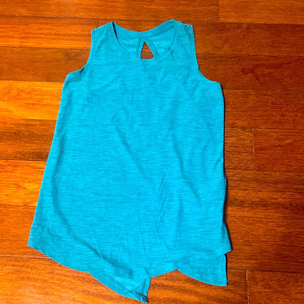 Girls Old Navy Active Tank Top ( Turquoise )| Activewear size L 10-12